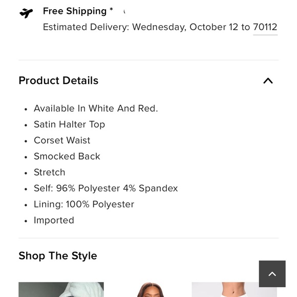 Crop halter top - Picture 5 of 5